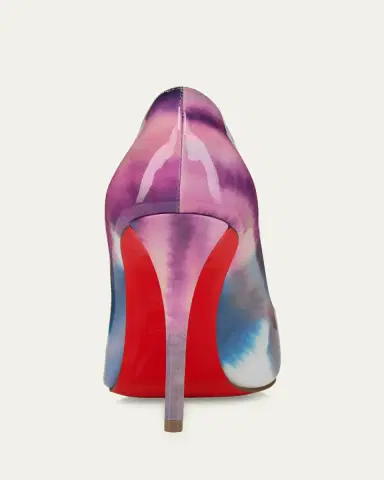 Christian Louboutin 100mm Miss Z Tie-Dye Patent Leather Pumps | Thumbnail 3 Christian Louboutin 100mm Miss Z Tie-Dye Patent Leather Pumps | Thumbnail 3