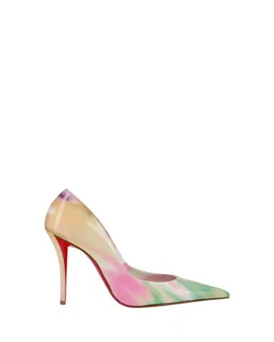 Christian Louboutin 100mm Miss Z Tie-Dye Patent Leather Pumps | Thumbnail 1 Christian Louboutin 100mm Miss Z Tie-Dye Patent Leather Pumps | Thumbnail 1