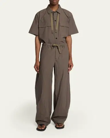 SACAI Men's Drawstring Cotton Pants | Thumbnail 2 SACAI Men's Drawstring Cotton Pants | Thumbnail 2