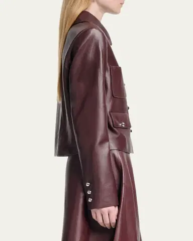 Altuzarra Astley Tailored Leather Jacket | Thumbnail 4 Altuzarra Astley Tailored Leather Jacket | Thumbnail 4
