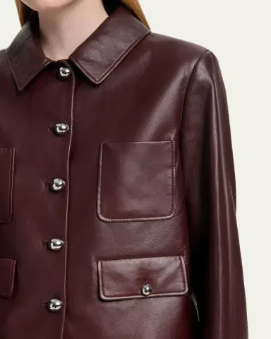 Altuzarra Astley Tailored Leather Jacket | Thumbnail 5 Altuzarra Astley Tailored Leather Jacket | Thumbnail 5