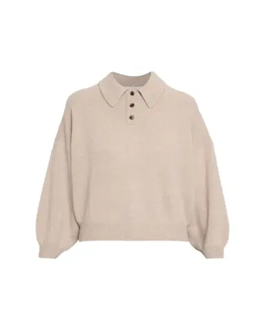 Lisa Yang Etta Cashmere Polo Sweater | Thumbnail 1 Lisa Yang Etta Cashmere Polo Sweater | Thumbnail 1