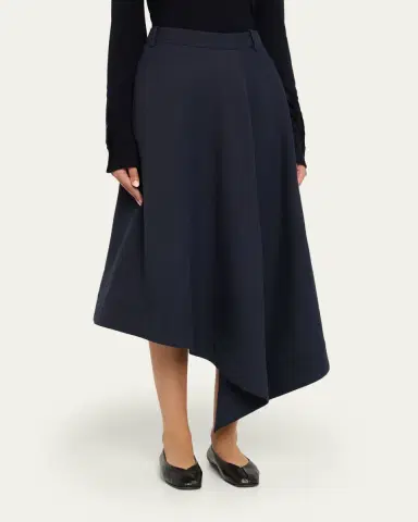A.L.C. Gael Asymmetric Midi Skirt | Thumbnail 4 A.L.C. Gael Asymmetric Midi Skirt | Thumbnail 4