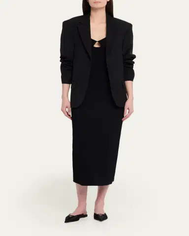 Tom Ford Julianna Satin Pointed-Toe Flats | Thumbnail 3 Tom Ford Julianna Satin Pointed-Toe Flats | Thumbnail 3
