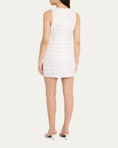 Ramy Brook Ari Sequin Plunging Mini Dress | Thumbnail 3 Ramy Brook Ari Sequin Plunging Mini Dress | Thumbnail 3