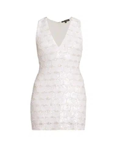 Ramy Brook Ari Sequin Plunging Mini Dress | Thumbnail 1 Ramy Brook Ari Sequin Plunging Mini Dress | Thumbnail 1