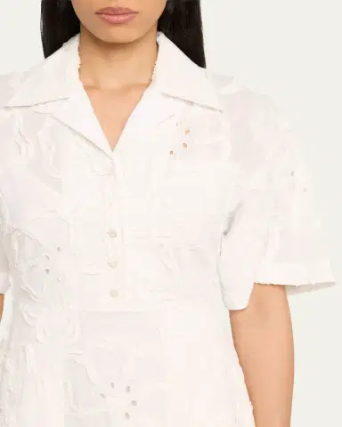 3.1 Phillip Lim Floral Embroidered Midi Shirtdress | Thumbnail 9 3.1 Phillip Lim Floral Embroidered Midi Shirtdress | Thumbnail 9