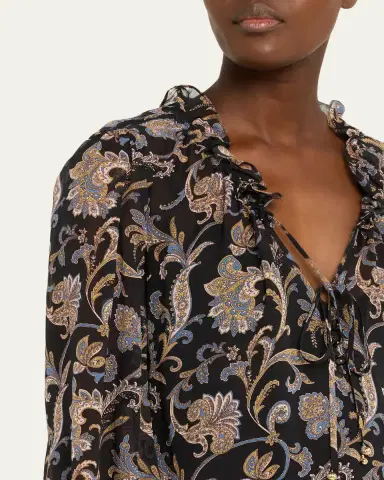 Veronica Beard Hickory Paisley Blouse | Thumbnail 5 Veronica Beard Hickory Paisley Blouse | Thumbnail 5