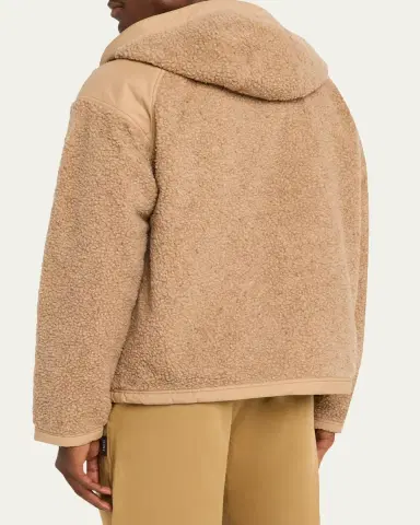Canada Goose Men's Alberni Reversible Fleece Hooded Bomber Jacket | Thumbnail 3 Canada Goose Men's Alberni Reversible Fleece Hooded Bomber Jacket | Thumbnail 3