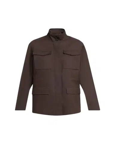 The Row Floriane Cotton-Cashmere Utility Jacket | Thumbnail 1 The Row Floriane Cotton-Cashmere Utility Jacket | Thumbnail 1