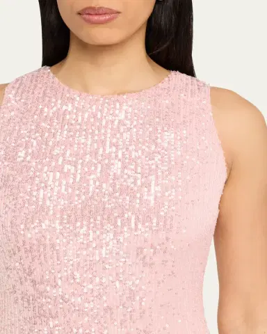 Prabal Gurung Sequined Halter Midi Tube Dress | Thumbnail 5 Prabal Gurung Sequined Halter Midi Tube Dress | Thumbnail 5