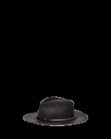 Brunello Cucinelli Straw Fedora with Precious Leather Band | Thumbnail 2 Brunello Cucinelli Straw Fedora with Precious Leather Band | Thumbnail 2
