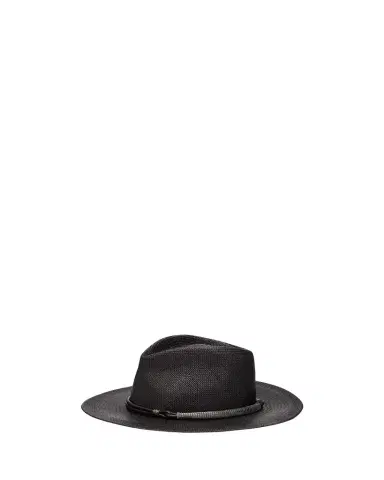 Brunello Cucinelli Straw Fedora with Precious Leather Band | Thumbnail 1 Brunello Cucinelli Straw Fedora with Precious Leather Band | Thumbnail 1
