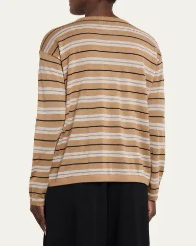 TWP 4Th St Striped Cashmere Top | Thumbnail 3 TWP 4Th St Striped Cashmere Top | Thumbnail 3