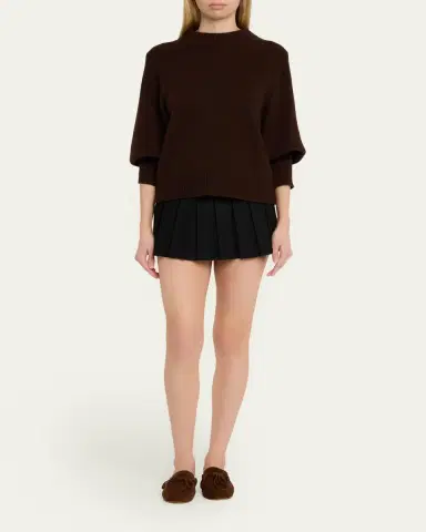 Miu Miu Sabot Suede Moccasin Mules | Thumbnail 3 Miu Miu Sabot Suede Moccasin Mules | Thumbnail 3