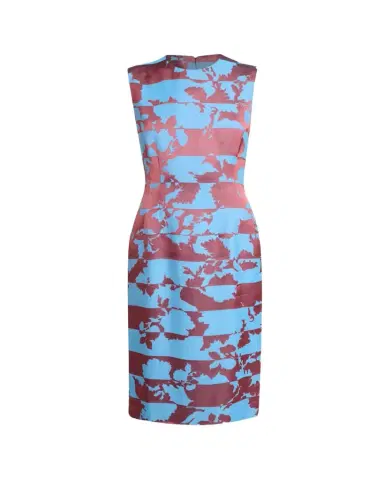 Dries Van Noten Delavina Paneled Floral Jacquard Sleeveless Dress | Thumbnail 1 Dries Van Noten Delavina Paneled Floral Jacquard Sleeveless Dress | Thumbnail 1