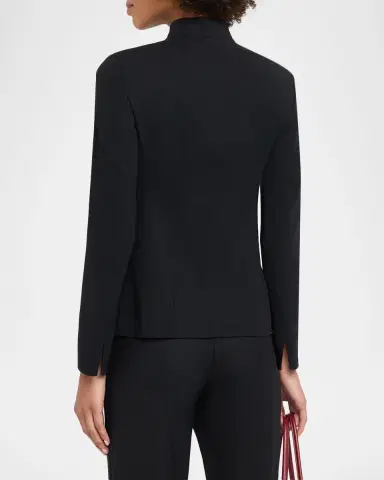 Akris Kay Wool Double-Face Short Jacket | Thumbnail 3 Akris Kay Wool Double-Face Short Jacket | Thumbnail 3