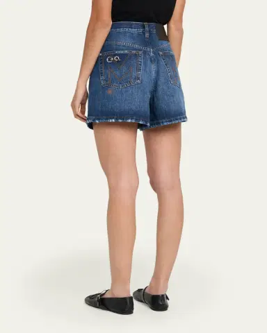 Marc Jacobs Grommet Denim Shorts | Thumbnail 3 Marc Jacobs Grommet Denim Shorts | Thumbnail 3