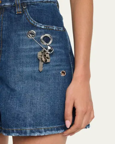 Marc Jacobs Grommet Denim Shorts | Thumbnail 5 Marc Jacobs Grommet Denim Shorts | Thumbnail 5