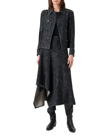 Akris punto Heavyweight Cotton Denim Jacket | Thumbnail 1 Akris punto Heavyweight Cotton Denim Jacket | Thumbnail 1