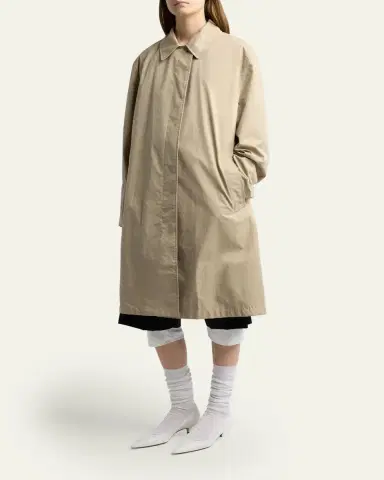The Row Dayton Single-Breasted Car Coat | Thumbnail 4 The Row Dayton Single-Breasted Car Coat | Thumbnail 4