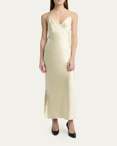 The Row Barika Maxi Slip Silk Dress | Thumbnail 2 The Row Barika Maxi Slip Silk Dress | Thumbnail 2