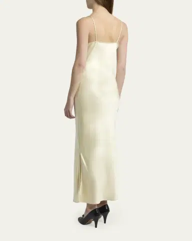 The Row Barika Maxi Slip Silk Dress | Thumbnail 3 The Row Barika Maxi Slip Silk Dress | Thumbnail 3
