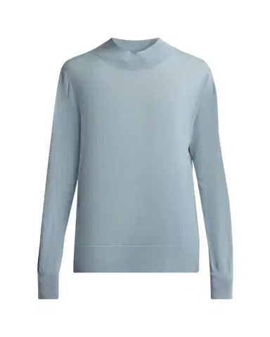 The Row Nari Mock-Neck Merino Wool Sweater | Thumbnail 1 The Row Nari Mock-Neck Merino Wool Sweater | Thumbnail 1