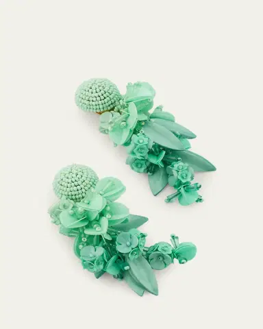 Oscar de la Renta Beaded Chandelier Earrings | Thumbnail 3 Oscar de la Renta Beaded Chandelier Earrings | Thumbnail 3