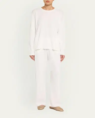 The Row Floris Cotton Long-Sleeve Top | Thumbnail 2 The Row Floris Cotton Long-Sleeve Top | Thumbnail 2