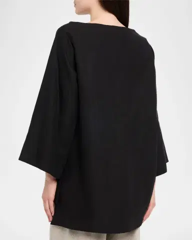 The Row Junia Boat-Neck Linen Top | Thumbnail 2 The Row Junia Boat-Neck Linen Top | Thumbnail 2
