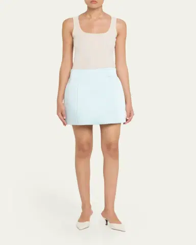 Retrofête Asta Satin Mini Skirt | Thumbnail 2 Retrofête Asta Satin Mini Skirt | Thumbnail 2