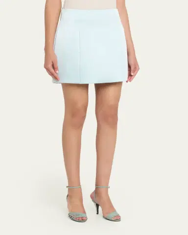Retrofête Asta Satin Mini Skirt | Thumbnail 4 Retrofête Asta Satin Mini Skirt | Thumbnail 4
