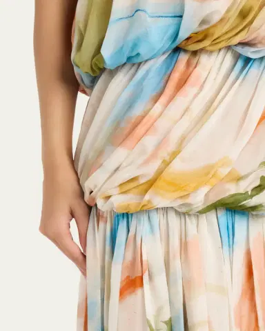 Ulla Johnson x Helen Frankenthaler Reverie Strapless Silk Gown | Thumbnail 5 Ulla Johnson x Helen Frankenthaler Reverie Strapless Silk Gown | Thumbnail 5
