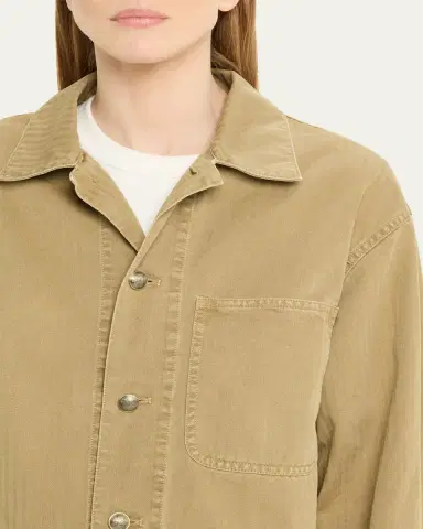 Nili Lotan Franklin Cotton Herringbone Single-Breasted Jacket | Thumbnail 5 Nili Lotan Franklin Cotton Herringbone Single-Breasted Jacket | Thumbnail 5