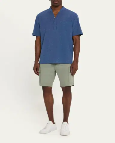Sease Men's Fish Tail V-Neck Pocket Polo Shirt | Thumbnail 6 Sease Men's Fish Tail V-Neck Pocket Polo Shirt | Thumbnail 6