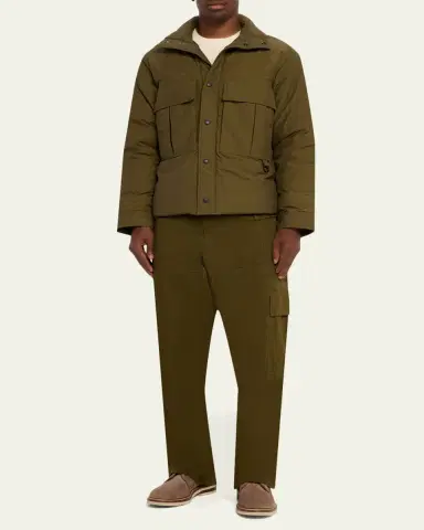 Canada Goose Men's Kirby Padded Ripstop Snap-Front Jacket | Thumbnail 2 Canada Goose Men's Kirby Padded Ripstop Snap-Front Jacket | Thumbnail 2