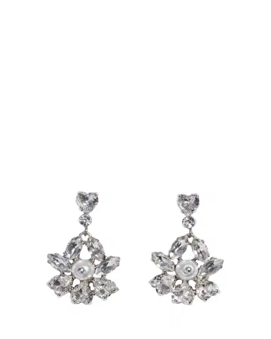 Simone Rocha Heartbloom Drop Earrings | Thumbnail 1 Simone Rocha Heartbloom Drop Earrings | Thumbnail 1