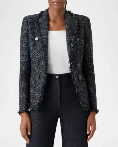 Akris punto Salt and Pepper Tweed Jacket | Thumbnail 5 Akris punto Salt and Pepper Tweed Jacket | Thumbnail 5