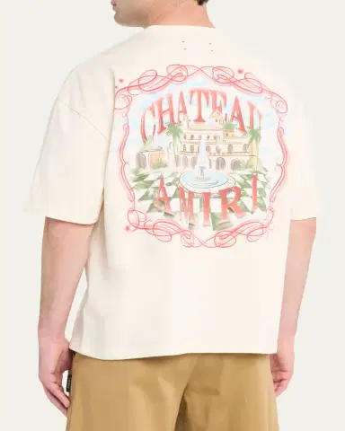 Amiri Men's Chateau Cotton T-Shirt | Thumbnail 3 Amiri Men's Chateau Cotton T-Shirt | Thumbnail 3