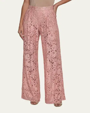 L'AGENCE Tavia Floral Lace Trousers | Thumbnail 4 L'AGENCE Tavia Floral Lace Trousers | Thumbnail 4