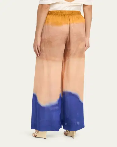 Ulla Johnson x Helen Frankenthaler Julien Silk-Chiffon Pants | Thumbnail 3 Ulla Johnson x Helen Frankenthaler Julien Silk-Chiffon Pants | Thumbnail 3