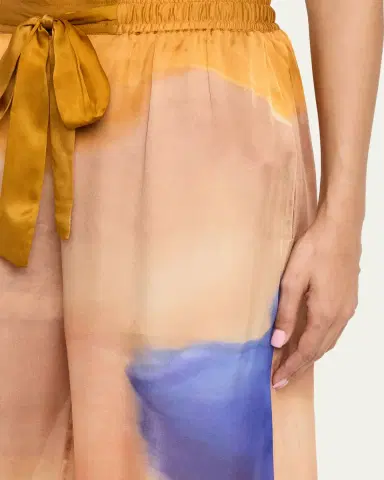Ulla Johnson x Helen Frankenthaler Julien Silk-Chiffon Pants | Thumbnail 5 Ulla Johnson x Helen Frankenthaler Julien Silk-Chiffon Pants | Thumbnail 5