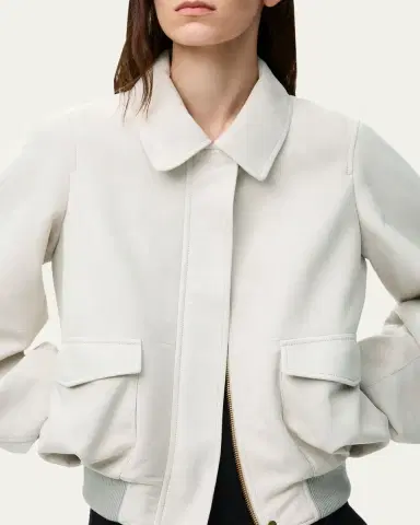 Loewe Suede Oversized Bomber Jacket | Thumbnail 5 Loewe Suede Oversized Bomber Jacket | Thumbnail 5