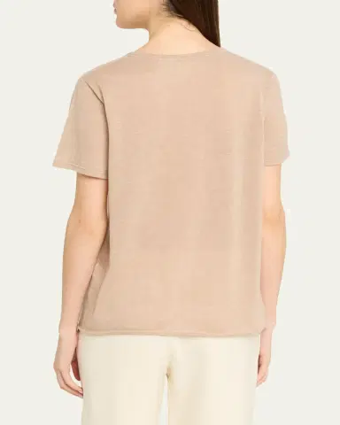 MAJESTIC FILATURES Machine Washable Cashmere Crewneck T-Shirt | Thumbnail 7 MAJESTIC FILATURES Machine Washable Cashmere Crewneck T-Shirt | Thumbnail 7