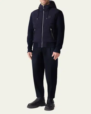Mackage Men's Andrew-Z Mixed Media Light Down Jacket | Thumbnail 2 Mackage Men's Andrew-Z Mixed Media Light Down Jacket | Thumbnail 2