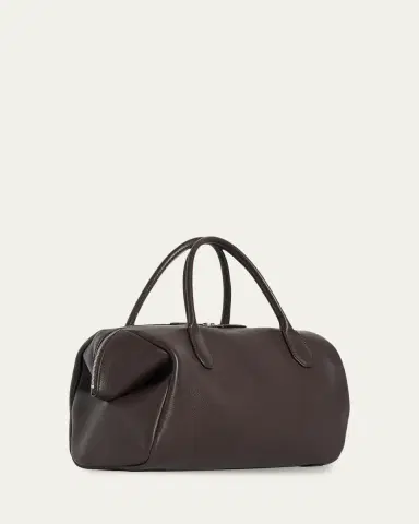 The Row Faye Rounded Top-Handle Bag in Leather | Thumbnail 2 The Row Faye Rounded Top-Handle Bag in Leather | Thumbnail 2