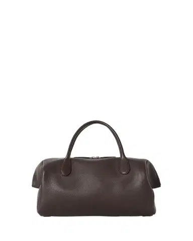 The Row Faye Rounded Top-Handle Bag in Leather | Thumbnail 1 The Row Faye Rounded Top-Handle Bag in Leather | Thumbnail 1