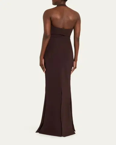 Chiara Boni La Petite Robe Yanar Beaded Mermaid Halter Gown | Thumbnail 7 Chiara Boni La Petite Robe Yanar Beaded Mermaid Halter Gown | Thumbnail 7