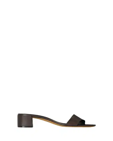 The Row Leather Mule Sandals | Thumbnail 1 The Row Leather Mule Sandals | Thumbnail 1